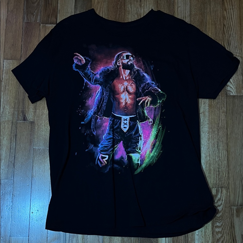Men's Black Seth "Freakin" Rollins Visionary Sam Hain T-Shirt XL